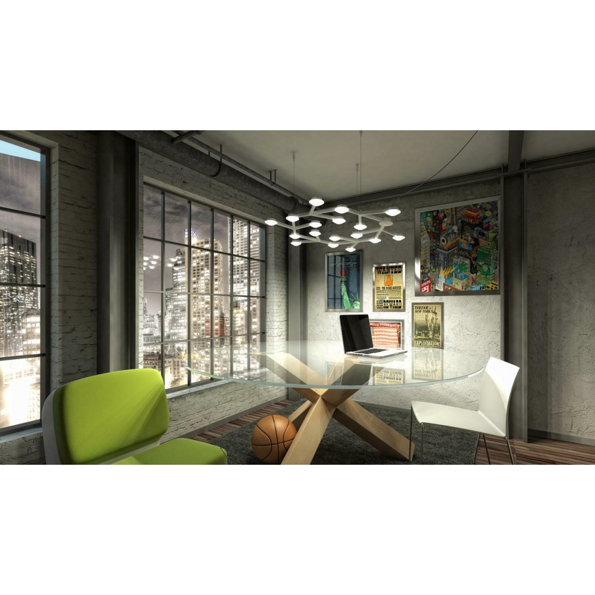 Artemide 1575050APP - Suspension filaire à intensité variable NET LED/43W/230V d. 65 cm 3000K