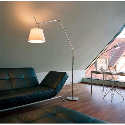 Artemide AR 0947010A+AR A012820 ENSEMBLE - Lampadaire TOLOMEO BASCULANTE 1xE27/100W/230V