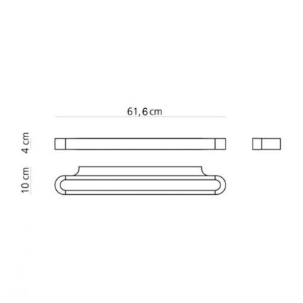 Artemide AR 1913040A - Applique murale TALO 60 LED/25W/230V