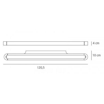 Artemide AR 1917010A - Applique murale TALO 120 1xLED/51W/230V