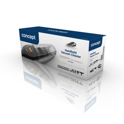 Concept VP4353 - Aspirateur à main WET & DRY AVEC EXTENSION RISER 110W/18,5V 2200 mAh noir