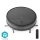 Aspirateur robot connecté avec une serpillère 28W/2500 mAh Wi-Fi noir + Télécommande