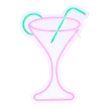 Atmosphera - décoration murale néon LED COCTAIL LED/5V