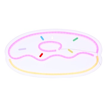 Atmosphera - Décoration murale néon LED DONUT LED/5V