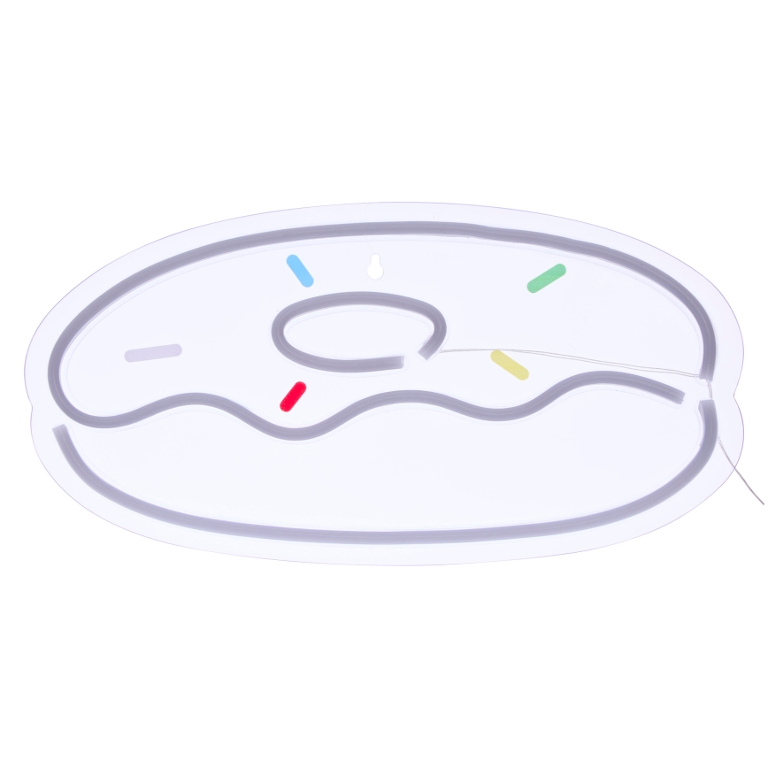 Atmosphera - Décoration murale néon LED DONUT LED/5V