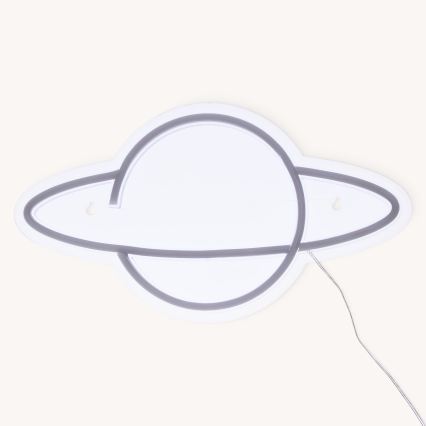 Atmosphera - décoration murale néon LED PLANET LED/5V