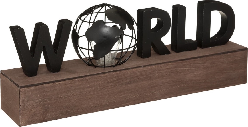 Atmosphera - Décoration WORLD LED/2xAAA