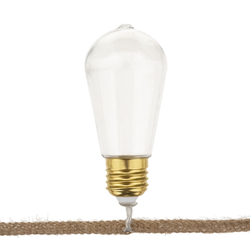 Atmosphera - Guirlande décorative GUIRLANDE 10xLED/2xAA 1,65m blanc chaud