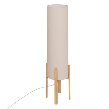 Atmosphera - Lampadaire KEYAH 1xE27/25W/230V en hévéa