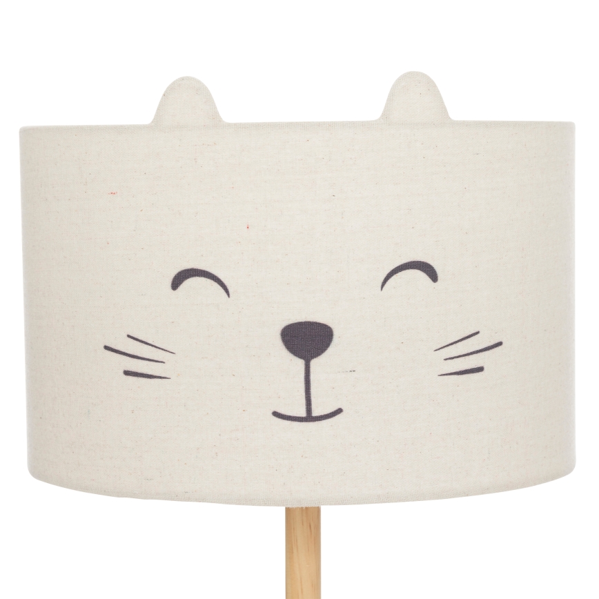 Atmosphera - Lampadaire pour enfant FÉLIX 1xE27/40W/230V motif chat