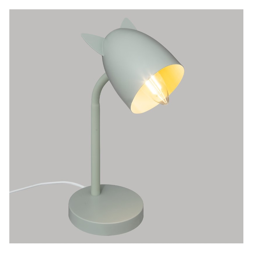 Atmosphera - Lampe de bureau pour enfant OREILLES 1xE14/40W/230V vert menthe