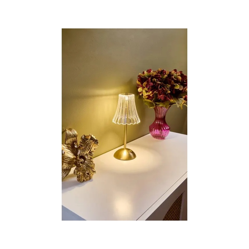 Atmosphera - Lampe de table LED tactile, rechargeable et dimmable ANETH, 3,7 V 1800 mAh