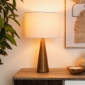 Atmosphera - Lampe de table AINA 1xE27/25W/230V pin