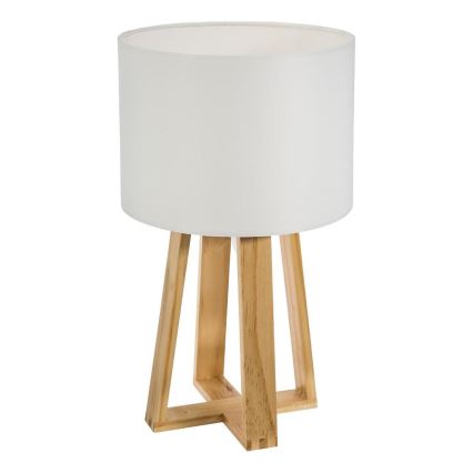 Atmosphera - Lampe de table MOLU 1xE27/25W/230V pin/blanc