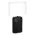 Atmosphera - Lampe de table MONIA 1xE14/60W/230V noire/blanche
