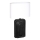 Atmosphera - Lampe de table MONIA 1xE14/60W/230V noire/blanche