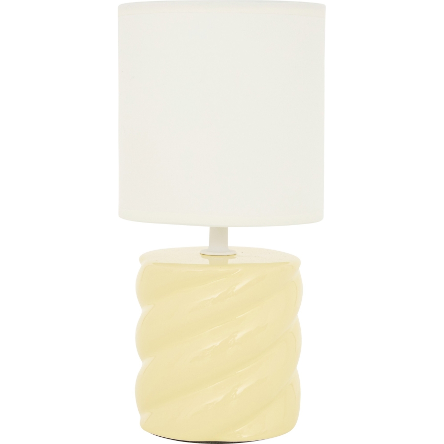 Atmosphera - Lampe de table NOLY 1xE14/40W/230V jaune