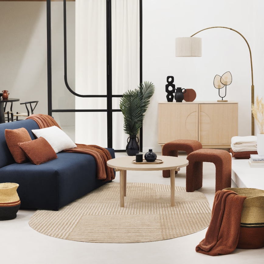 Atmosphera - Lampe de table OLME 2xE27/40W/230V en rotin