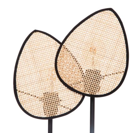 Atmosphera - Lampe de table OLME 2xE27/40W/230V en rotin