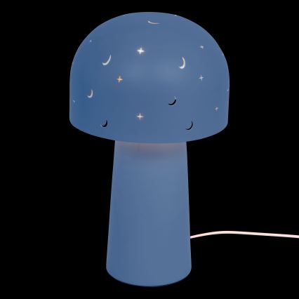 Atmosphera - Lampe de table pour enfant STARRY MUSHROOM 1xE14/25W/230V bleue
