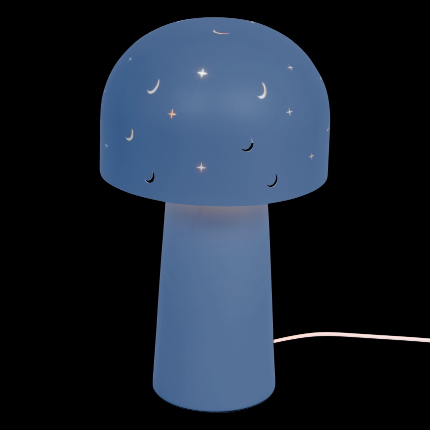 Atmosphera - Lampe de table pour enfant STARRY MUSHROOM 1xE14/25W/230V bleue