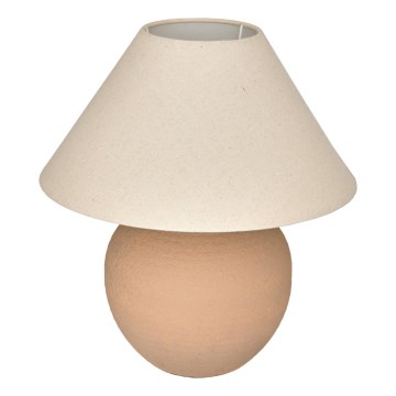 Atmosphera - Lampe de table SEIYA 1xE27/60W/230V marron/beige