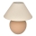 Atmosphera - Lampe de table SEIYA 1xE27/60W/230V marron/beige