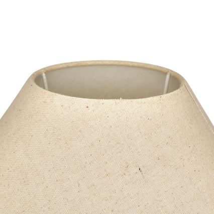 Atmosphera - Lampe de table SEIYA 1xE27/60W/230V marron/beige