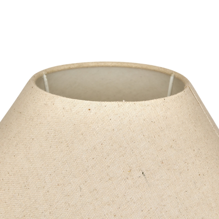 Atmosphera - Lampe de table SEIYA 1xE27/60W/230V marron/beige