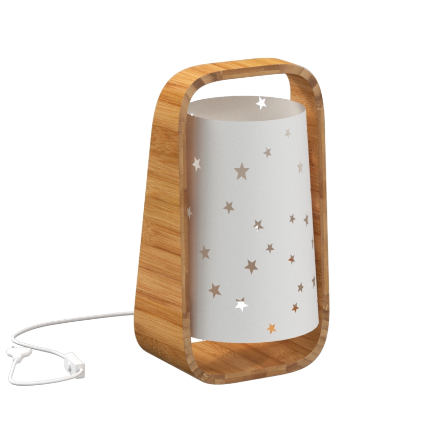Atmosphera - Lampe de table STARS 1xE14/40W/230V en bambou