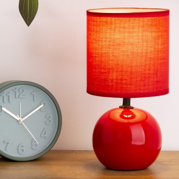 Atmosphera - Lampe de table TIMÉO 1xE14/60W/230V rouge