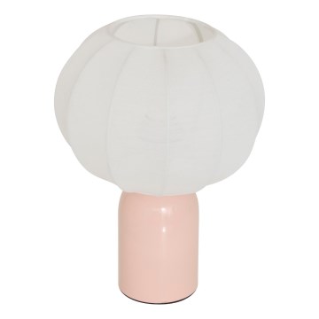 Atmosphera - Lampe de table TOBIE 1xE27/60W/230V rose