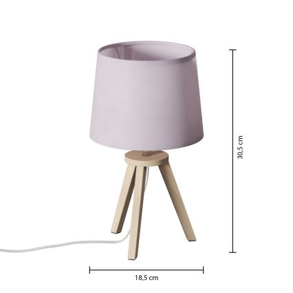 Atmosphera - Lampe de table TRIPOD 1xE14/40W/230V pin/rose