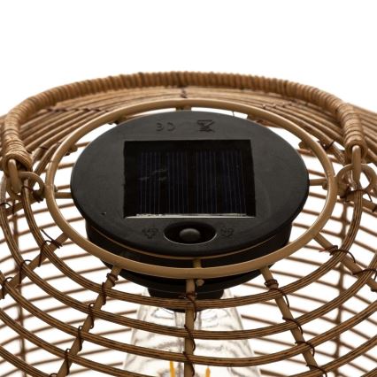 Atmosphera - Lampe solaire CUBA LED/1,2V IP44 rotin