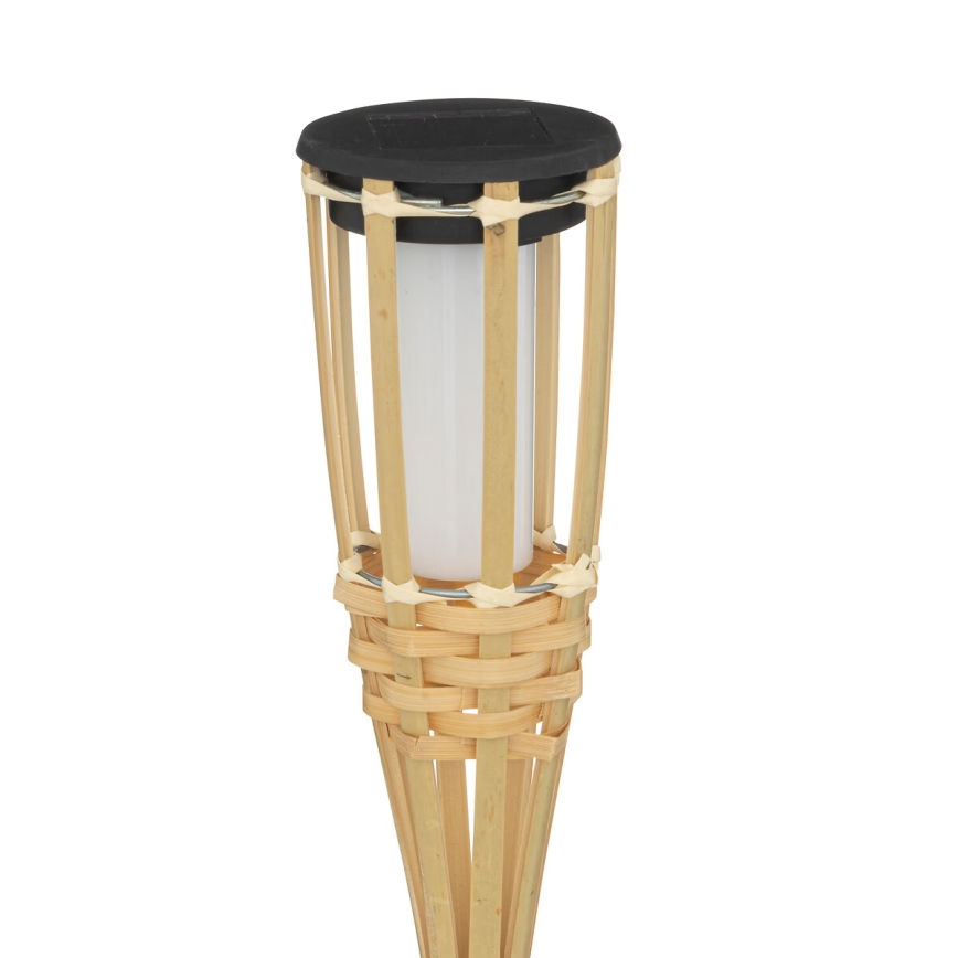 Atmosphera - Lampe solaire MACEO LED/1,2V 300 mAh IP44 bambou