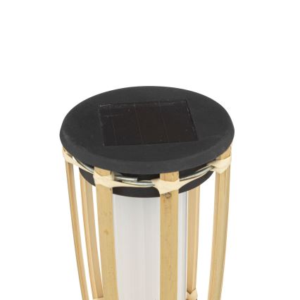 Atmosphera - Lampe solaire MACEO LED/1,2V 300 mAh IP44 bambou