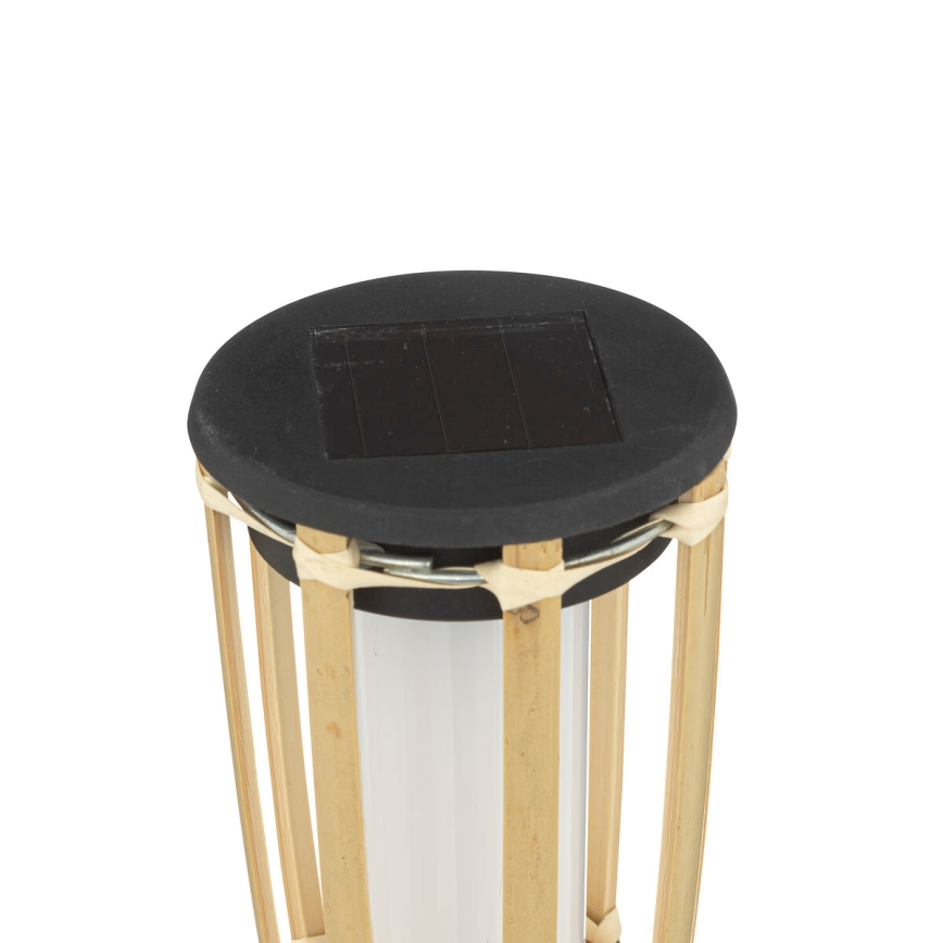 Atmosphera - Lampe solaire MACEO LED/1,2V 300 mAh IP44 bambou