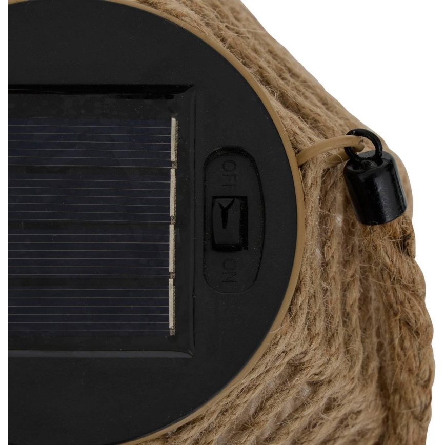 Atmosphera - Lanterne solaire LED GINA LED/1,2V 800 mAh IP44 jute