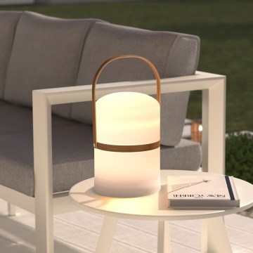 Atmosphera - LED à intensité variable rechargeable extérieur lampe de table KIARA LED/3,7V 36 cm 4000 mAh IP44