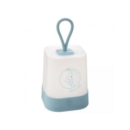 Atmosphera - Veilleuse tactile LED rechargeable pour enfants RABBIT, 3,7 V, 1200 mAh, bleu