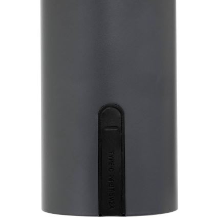 Atmosphera - LED Rechargeable extérieur tactile lampe de table JANY LED/3,7V 22 cm 2200 mAh IP44 noir