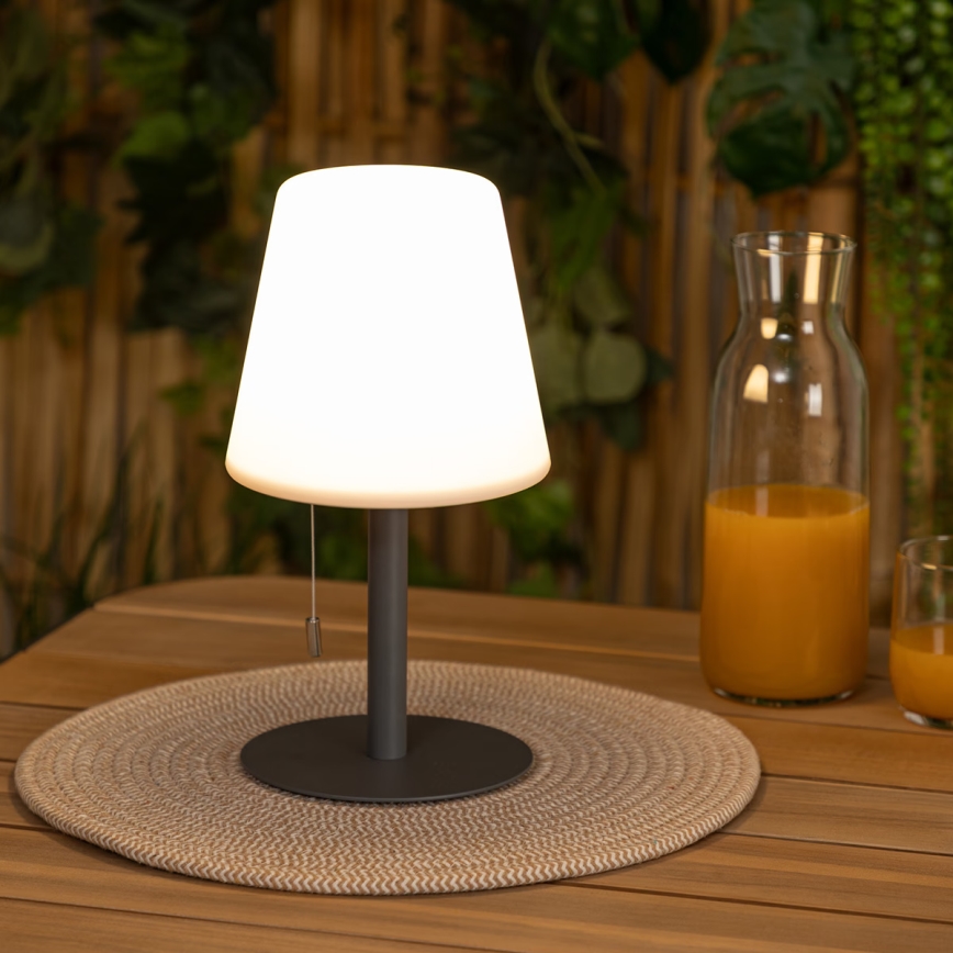 Atmosphera - LED RGBW Rechargeable extérieur lampe de table ZACK LED/3,7V 1200 mAh IP44 noir