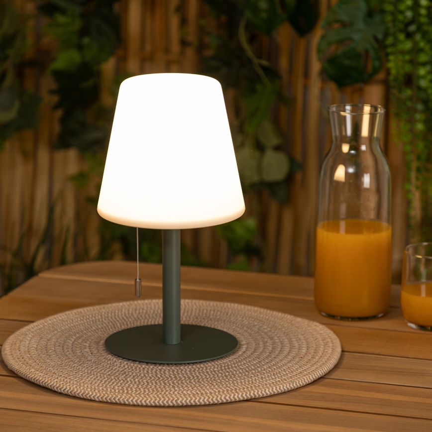 Atmosphera - LED RGBW Rechargeable extérieur lampe de table ZACK LED/3,7V 1200 mAh IP44 vert