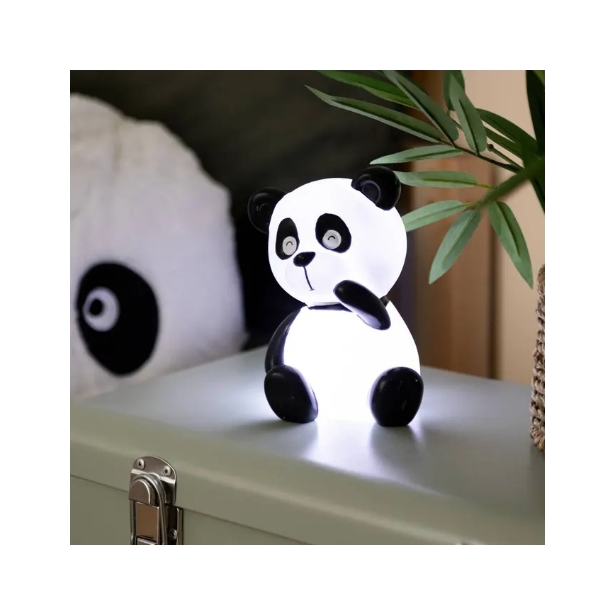 Atmosphera - LED Veilleuse de nuit pour enfants PANDA LED/3xLR44
