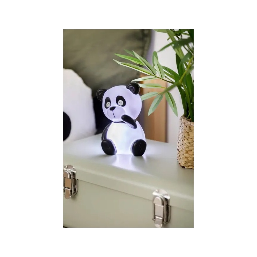 Atmosphera - LED Veilleuse de nuit pour enfants PANDA LED/3xLR44