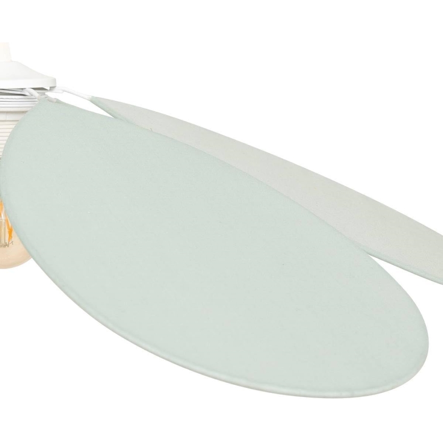 Atmosphera - Lustre pour enfant suspendu sur câble NAYA 1xE27/40W/230V Ø 72 cm vert menthe