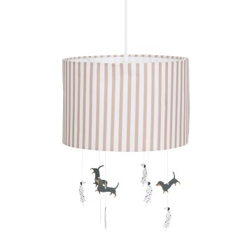 Atmosphera - Lustre suspendu pour enfant SCOTT sur câble 1xE27/40W/230V, motif chiots