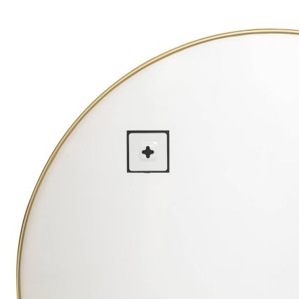 Atmosphera - Miroir mural ALICE 65 x 90 cm doré