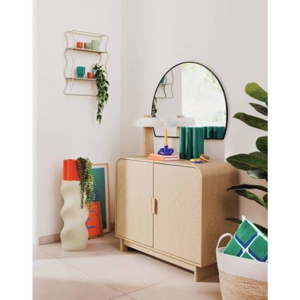 Atmosphera - Miroir mural ALICE 65x90 cm noir