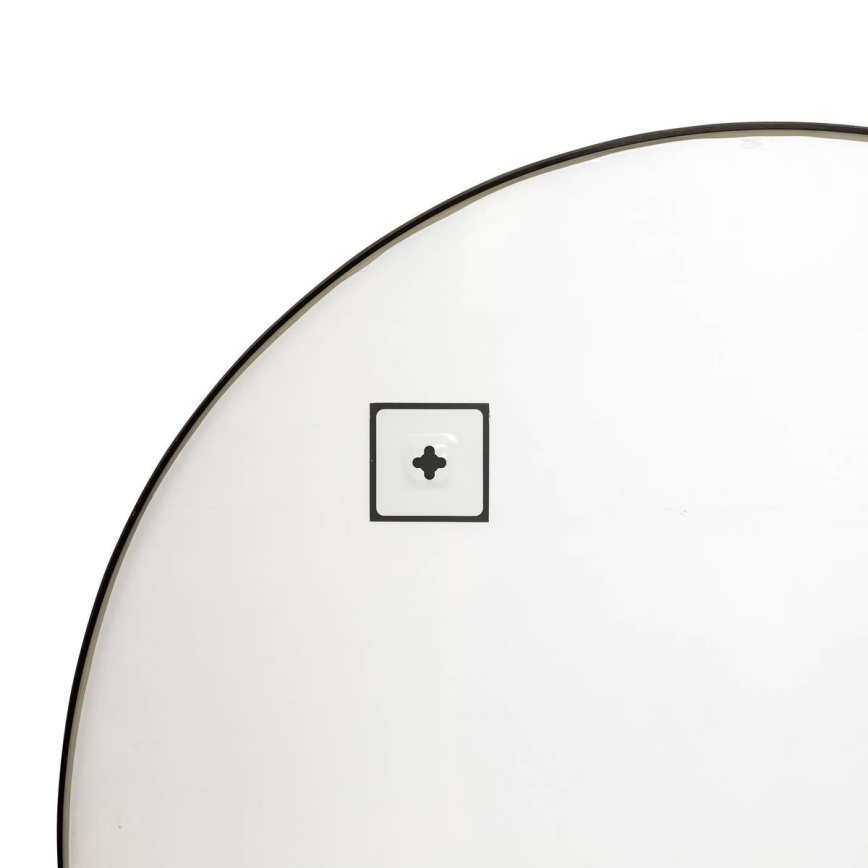 Atmosphera - Miroir mural ALICE 65x90 cm noir